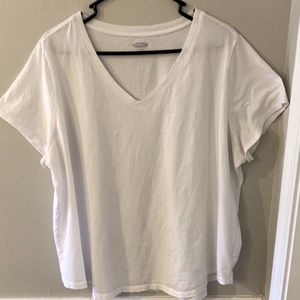 OLD NAVY WHITE TEE 2X